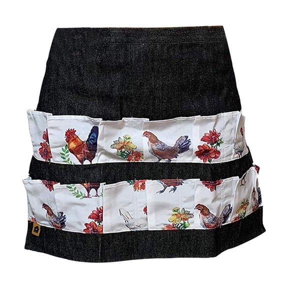 A Egg Gathering Apron 12 Pocket Design For Chicken Duck Goose Eggs Hands Free Farm Harvest Polyester Fabric Durable