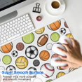 thumbnail image 4 of Long Mouse Pads for Desk,Baseball Football Pattern Desk Mats on Top Of Desks, Desk Mouse Pad Extra Large with 3mm Non-Slip Base and Stitched Edge for Gaming,Office,Work,Home 31.5"x15.7", 4 of 6