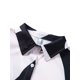 thumbnail image 5 of Conjunto de 2 piezas de primavera para mujer VISgogo, rayas onduladas/rayas diplomáticas/triángulo invertido/camisas con estampado geométrico + conjunto de pantalones sueltos de pierna ancha VISgogo moda, 5 of 9