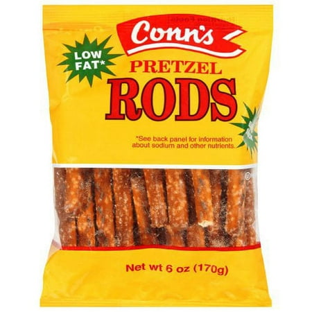 Conn's Low Fat Pretzel Rods, 6oz