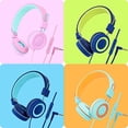 thumbnail image 2 of Cascos Infantiles CN-Outlet Con Micrófono 4 Unidades Con Cable Colores Variados, 2 of 3