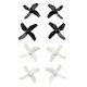 thumbnail image 2 of 8pcs 4- Hélices CW CCW de Piezas de Repuesto para HS210 H36 E010 T36 NIHUI NH010 , negro Blanco negro Hugo Hélices Quadrotor, 2 of 10