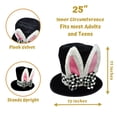 thumbnail image 3 of Set de accesorios para disfraz 4E's Novelty White Rabbit Adult, 3 of 9