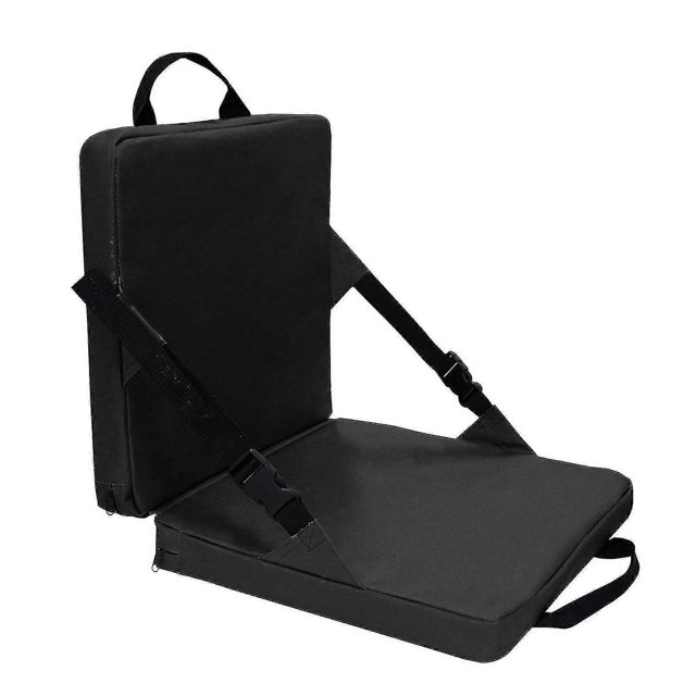 Siège de Gradin Portable avec Support Dorsal, Coussin Rembourré Réglable pour Stades et Événements Extérieurs