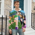 thumbnail image 3 of Phineas And Ferb Zip Up Hoodies Unisex Realistic 3D Print Sweatshirt Long Sleeve Hooded Jacket Coat M, 3 of 8