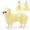 Yellow, variant on Quick-Dry Pet Bath Robe For Dogs, Absorbent Dog Towel With Hood And Ears Design, M Size (Blue)