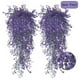 thumbnail image 1 of Plantas colgantes artificiales | Paquete de 2 enredaderas de hiedra artificial con hojas realistas para decoración de pared, 1 of 9