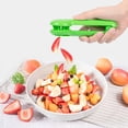thumbnail image 2 of Get Creative in the Kitchen with our 1pc Grape Tomato Cherry Strawberry Cutter - No Blade, Green Multifunctional Vegetable and Fruit Cutter for Kids and Adults. Perfect Christmas Gift!, 2 of 5