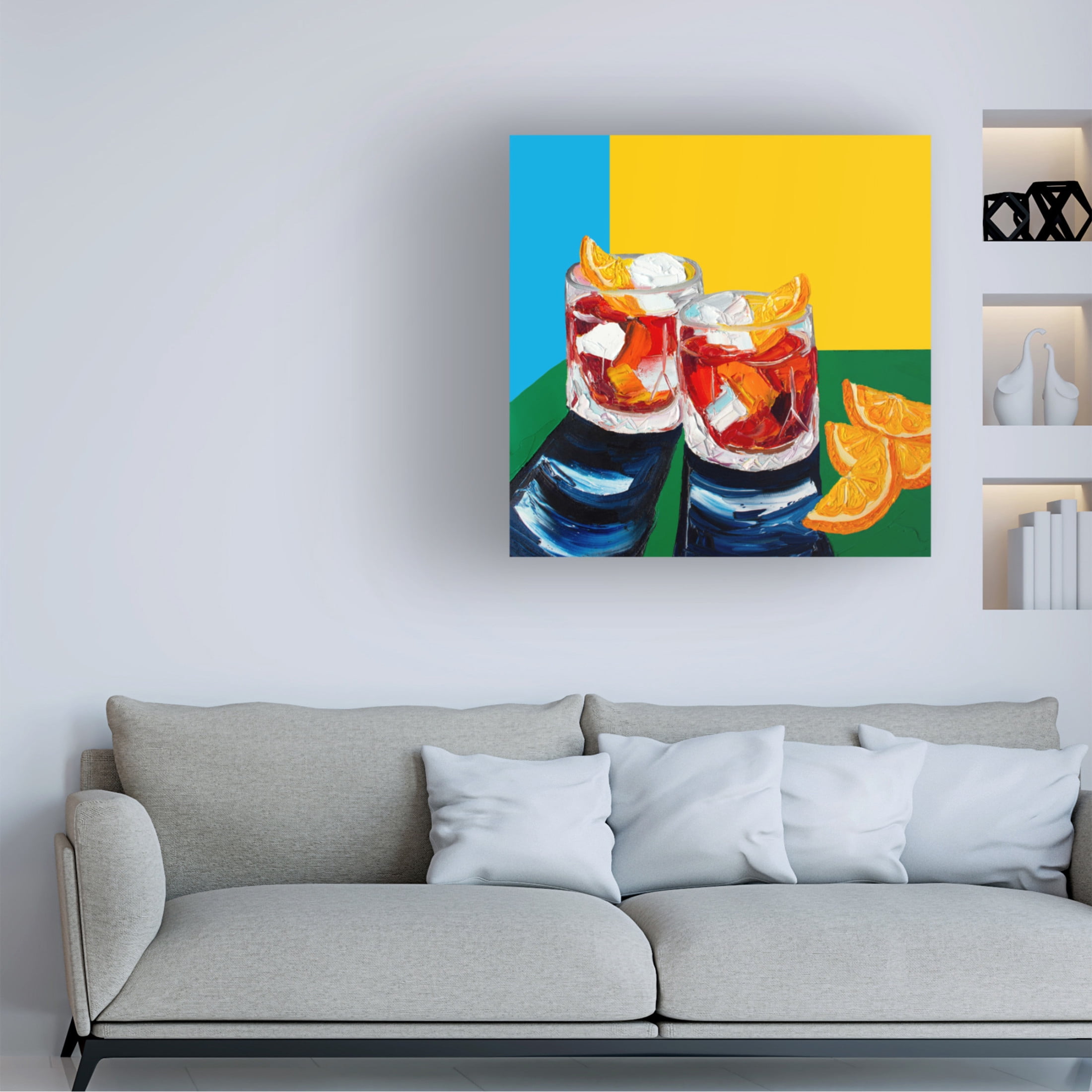 Trademark Fine Art Alice Straker Negronis No2 Canvas Wall Art