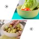 thumbnail image 4 of Colador de cocina 2 en 1, juego de cuencos y colador de plástico con soporte para almacenamiento, 4 of 5