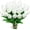 White, variant on Pink Fake Tulips Artificial Flowers - 24 Pcs Artificial Pink Tulips Faux Flowers with Stems for Home Wedding Hotel Office Centerpiece Decor