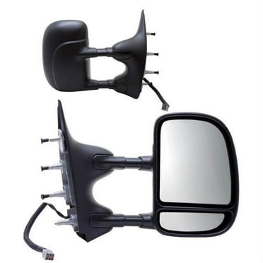Chrome Heated Power Tow Mirrors For 1998-2002 Dodge Ram – LED Turn Signal & Running Light