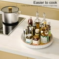 thumbnail image 3 of 360-Degree Rotation Storage Shelf Raised Guardrail Organizer with Rounded Corner and Sturdy Base, 3 of 8