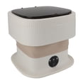 thumbnail image 1 of Mini Washing Machine, 60W 10L Folding Mini Washer One Touch Control Panel Foldable Washing Machine for Apartments, Dorm, Camping, RV, Travel Laundry, 1 of 8