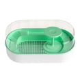 thumbnail image 5 of Toysmith Turtle Tank Terrapin Feeding Box Frog Terrapin Lake Pet Turtle Indoor Decor Small Tank es green, 5 of 9