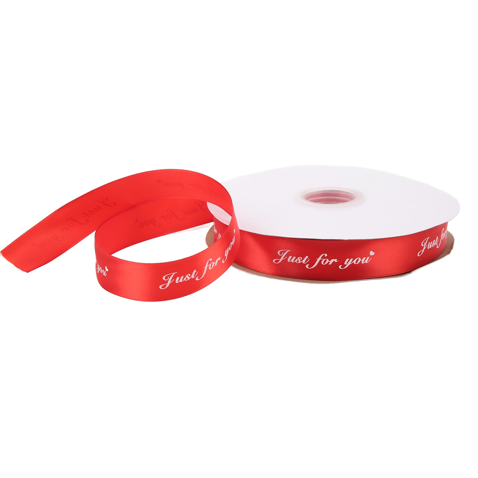 Red Ribbon Double Face Satin Ribbon Red Ribbon Thin Red Ribbon Roll Gift  Ribbon 100 Yard Red Satin Ribbon 2.6cm Width Double Face Satin Ribbon  Glossy Polyester Red Ribbon Thin For 