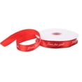 thumbnail image 3 of Red Ribbon Thin,100 Yard Red Satin Red Satin Ribbon Red Ribbon Roll Streamlined Design, 3 of 9