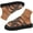 Brown, variant on Women's Hollow Mesh Slide Sandals - Comfortable Orthopedic Arch Support Mesh Sandals for Women