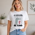 thumbnail image 2 of Be Kind Elephant Pig Graphic T-Shirt, Unisex Cotton Crew Neck Tee, 2 of 9