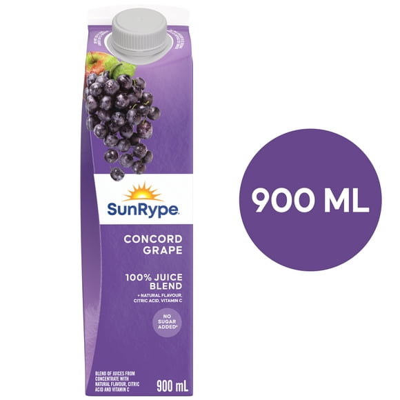Jus de raisin Concord SunRype 900 ml