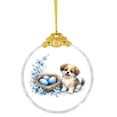 thumbnail image 2 of AZXY Easter Ornaments for Tree, 2D Flat Glass Miniature Easter Hanging Decorations, Assorted Spring Animal & Egg Ornaments for Small Tree, Easter Party & Home Indoor Outdoor Decor, 2 of 5