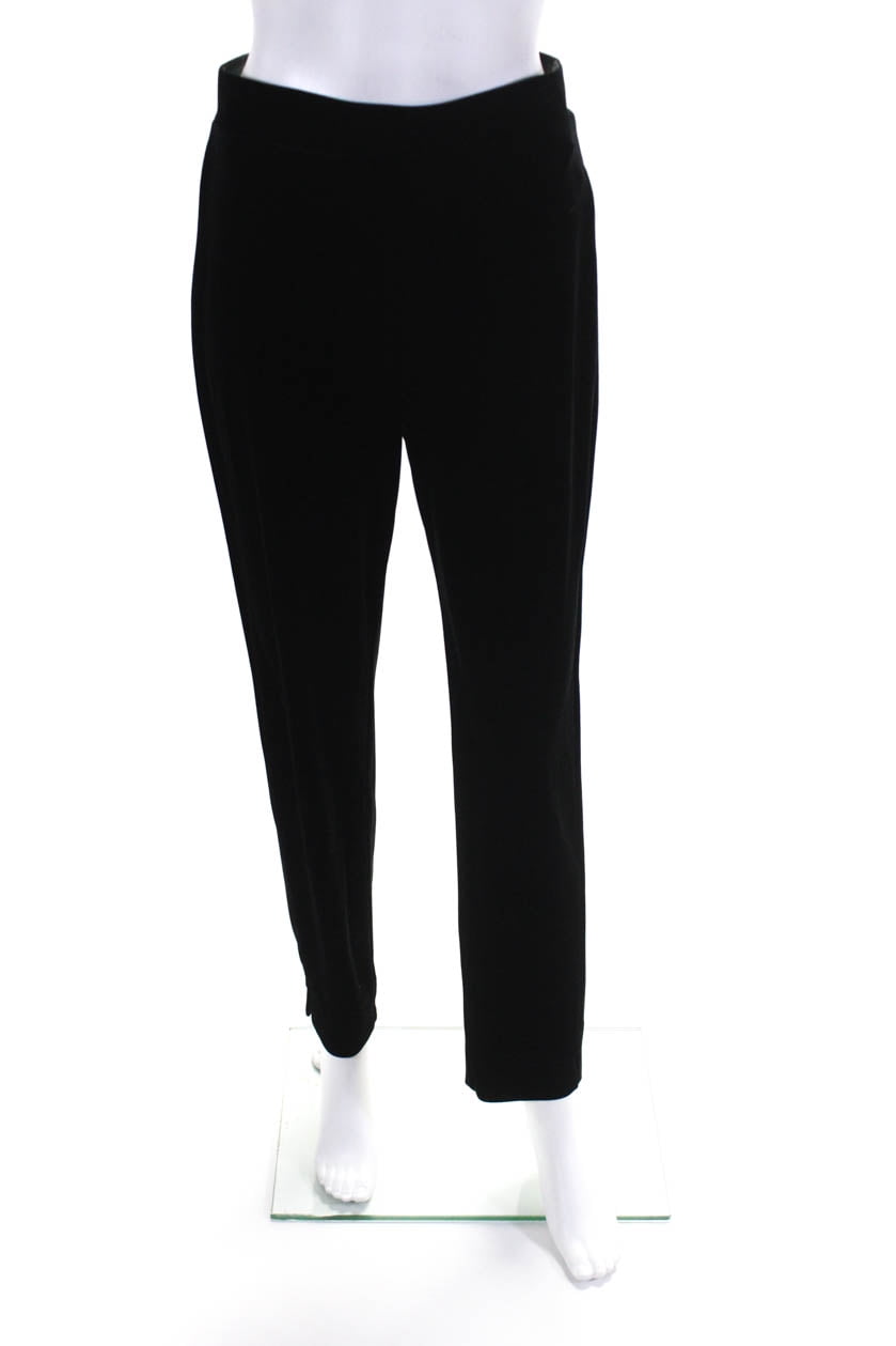 Black Velvet Leggings