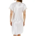 thumbnail image 4 of Women's Shadowline 4503 Charming Charmeuse Sleep Gown (Ivory L), 4 of 4