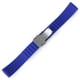 thumbnail image 2 of Pulseras de correa de reloj impermeable de goma de silicona con cierre desplegable 20-22 mm Yinane  banda de reloj de silicona, 2 of 8