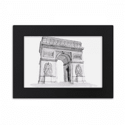 Arc De Triomph in Paris France Desktop Photo Frame Ornaments Picture Art Painting