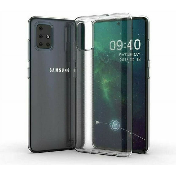 For Samsung Galaxy A51 Case, Clear TPU Protective Cover Armor, Shock Adsorption, Drop Protection, Lifetime Protection
