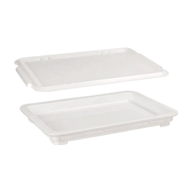 Caja para fermentar masa de pizza con tapa, organizador de bandejas para masa, almacenamiento de alimentos versátil. olla poco profunda