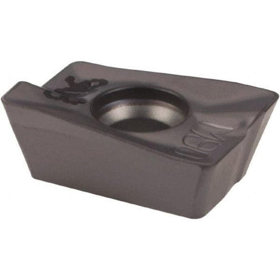 Iscar ADKT1505 Grade IC908 Carbide Milling Insert TiAlN Finish, 0.222" Thick, 0.8mm Corner Radius