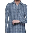 thumbnail image 4 of Atasi Kurta Pathani Classique à Col pour Garçons Chemise en Rayonne à Poche avant, 4 of 5