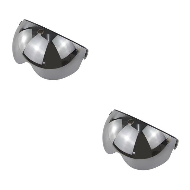 Lente de visera de repuesto Riwesomey para cascos de motocicleta transparente y duradero Type2