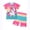 Rainbow Unicorn, variant on Beilxfa Little Girls Cartoon Short Sets Summer 2 Piece Outfits Toddler Teen Girl Top T-shirt and Shorts Pjs 3-10T,1pcs-Mermaid