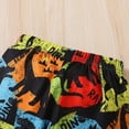 thumbnail image 4 of TOWED22 Baby Boy Toddler Clothes 2pcs Long Sleeve Sweatshirt Tops Joggers Pants Cotton Graphic Print Outfits Casual Clothing(Black,4 Y), 4 of 6