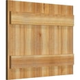 thumbnail image 2 of 26 7/8"W x 21"H Timbercraft Five 5 3/8" Boards Joined Board-n-Batten Shutters, Rough Sawn Western Red Cedar (Per Pair), 2 of 13