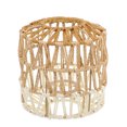 thumbnail image 4 of Paper Rope Lamp Cover Handmade Woven Chandelier Retro Lampshade Pendant Lamp Lampcover, 4 of 8