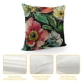 thumbnail image 4 of Creowell Watercolor Floral Throw Pillow Cover Blue Daffodils Decor Cushion Cover for Sofa Couch Bed White, 4 of 5