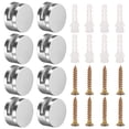 thumbnail image 1 of Coofit 8 Sets Mirror Clip Multipurpose Round Wall Mounted Glass Clip Mirror Bracket, 1 of 10