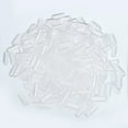 thumbnail image 4 of Uxcell Rubber End Caps Vinyl Round End Cap Cover Screw Thread Protectors for Screw 200Pcs Clear 6mm, 4 of 6