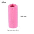 thumbnail image 2 of Uxcell 8x15cm Sport Wrist Bands Terry Absorbent Athletic Sweatband, Pink 4 Pack, 2 of 6