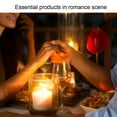 thumbnail image 4 of Yeacher 1pcs YK5015 Flameless LED Candle Light Bright Flickering Bulb Battery Operated Tea Light with Realistic Flames Fake Candle for Birthday/Wedding /Christmas, 4 of 8