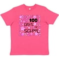 thumbnail image 3 of Inktastic 100 Days of School Stars in Pink Youth T-Shirt, 3 of 5
