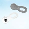 thumbnail image 1 of Raindrops 1Pair Silver Bike Chain Joint Accessory Durable Material for Chain Repair, 1 of 8