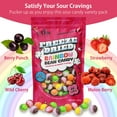 thumbnail image 6 of Fusion Select Rainbow Bean Candy - Assorted Freeze Dried Candy Pack with Wildberry Flavors - Dehydrated, Crunchy, Colorful Treats & Snacks for Kids & Adults - Packed in a Resealable Pouch, 8 Oz, 6 of 6