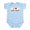 Sky Blue, variant on CafePress - I Love HIP HOP Infant Bodysuit - Baby Light Bodysuit, Size Newborn - 24 Months