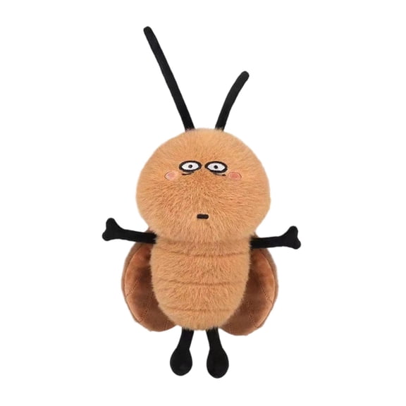 Cartoon Plush Stuffed Animal Toy Cockroach Plush Doll Decorative Bedroom Decor Soft Material for Boys Girls