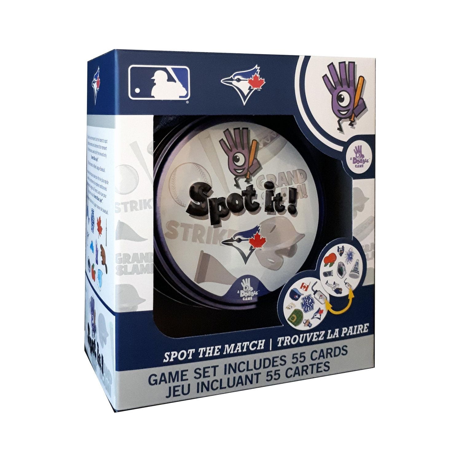 Masterpieces Puzzle Company Toronto Blue Jays Spot It! MLB Card Game