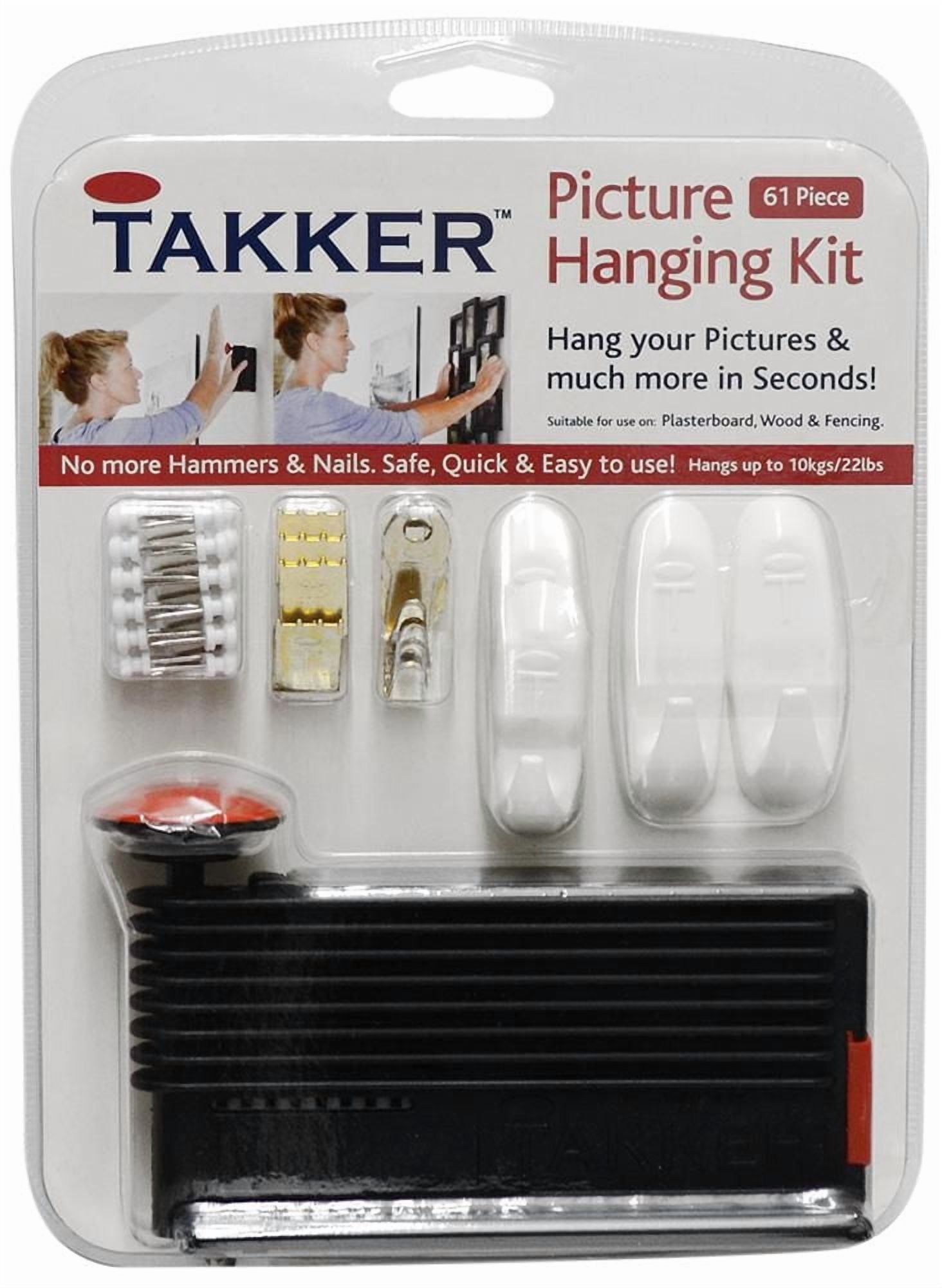 Takker 61 Piece Multi-Purpose Hanging Kit